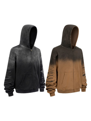 Tie-dye Hoodie Jacket