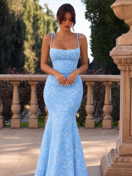 Unique Backless, Fitted Waist, Bodycon Fishtail Maxi Dress
