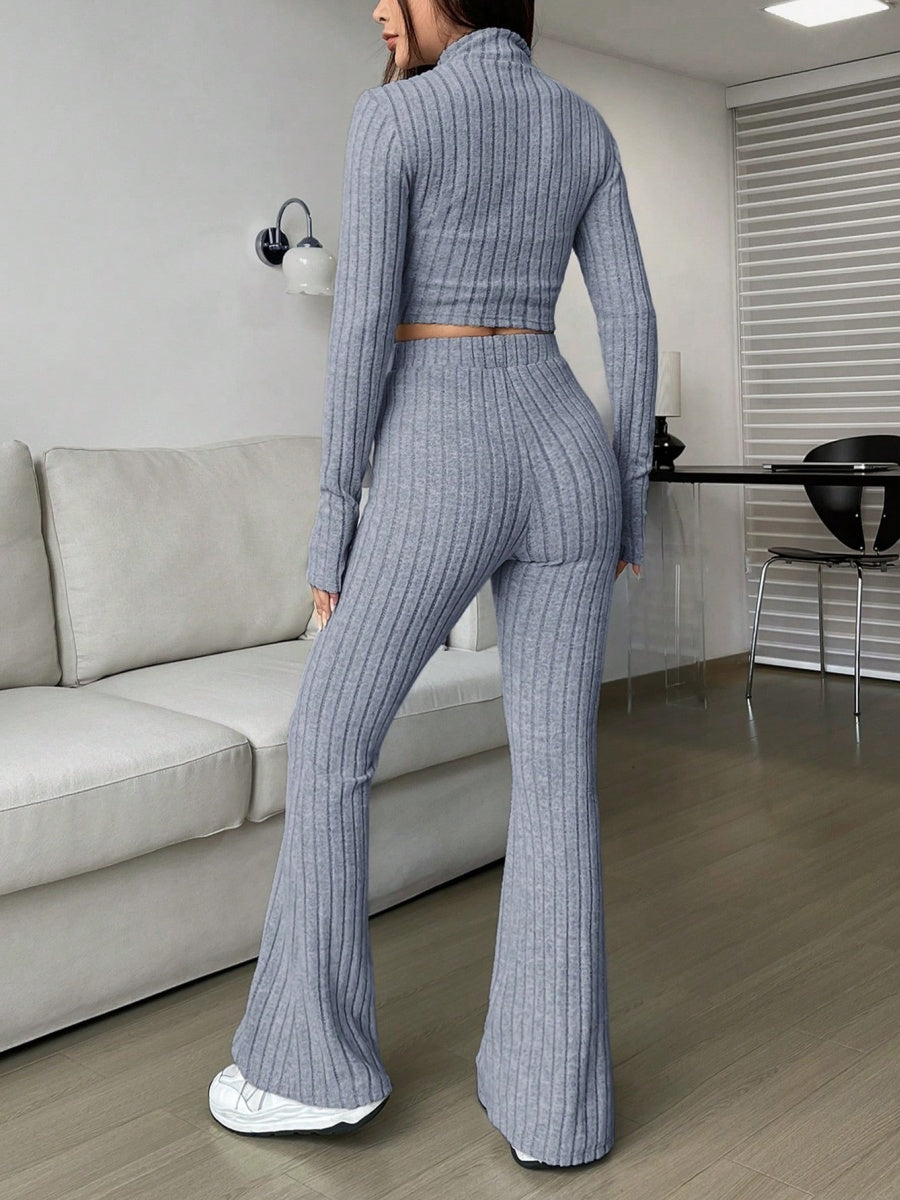 Liber Autumn Women's Zipper 2-piece Sets