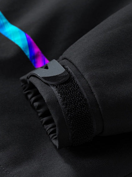 Outdoor Laser Reflective Windproof Water Proof Slim Hooded Windproof Jacket
