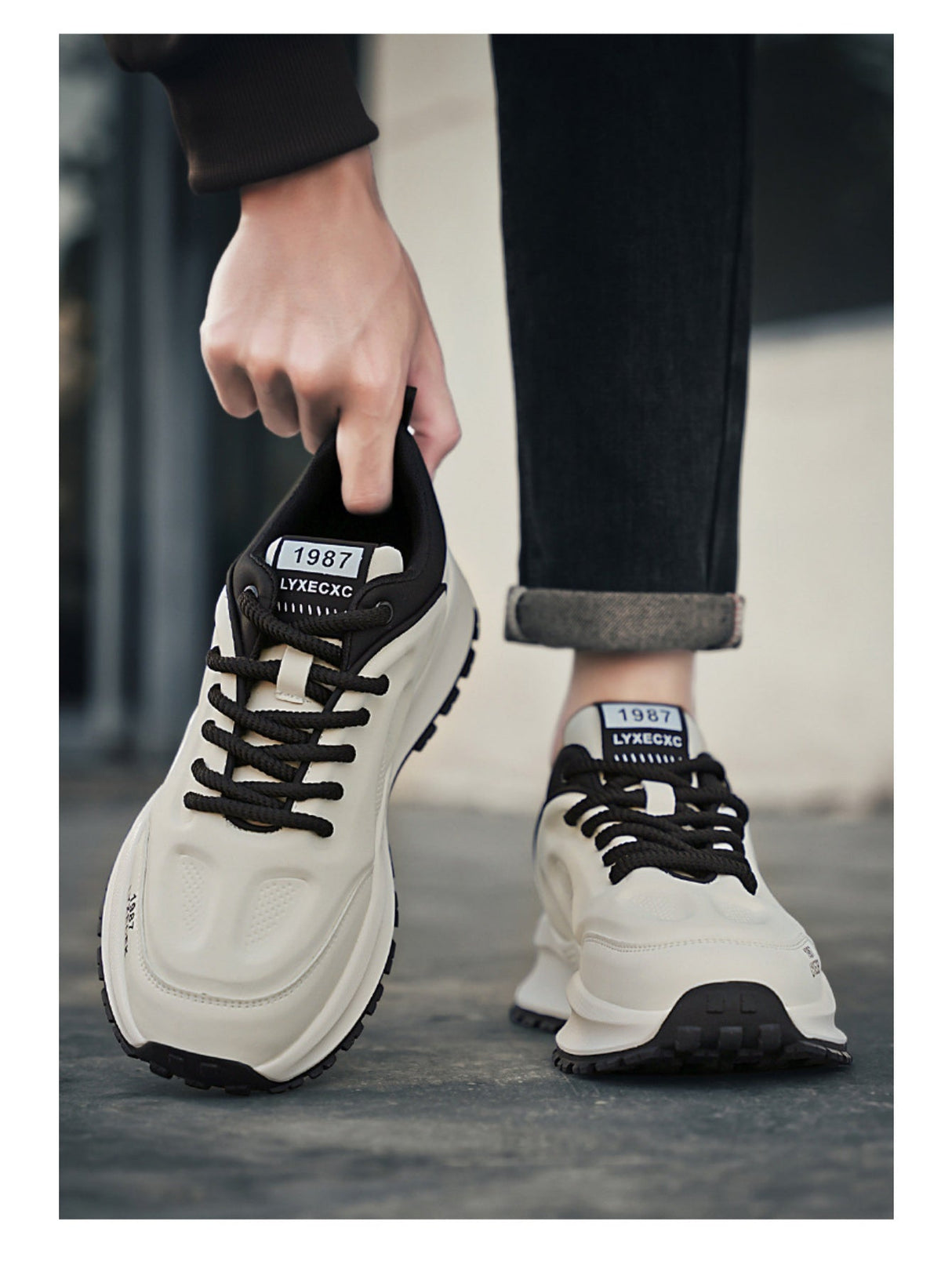 Liber Four Seasons Thick-soled Men's Casual Sports Shoes