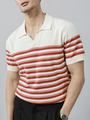 Stripes Old Money Style Polo Shirts