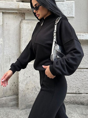 American-style Autumn/winter Cardigan Sportswear For Women