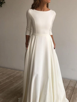 Simplicity Long Sleeve Parties Maxi Dresses