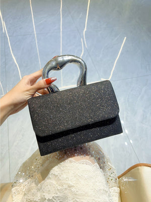 Liber Four Seasons ACC Sequined Small Square Bag