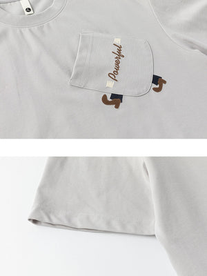 Embroidery Loose-fit T-shirts