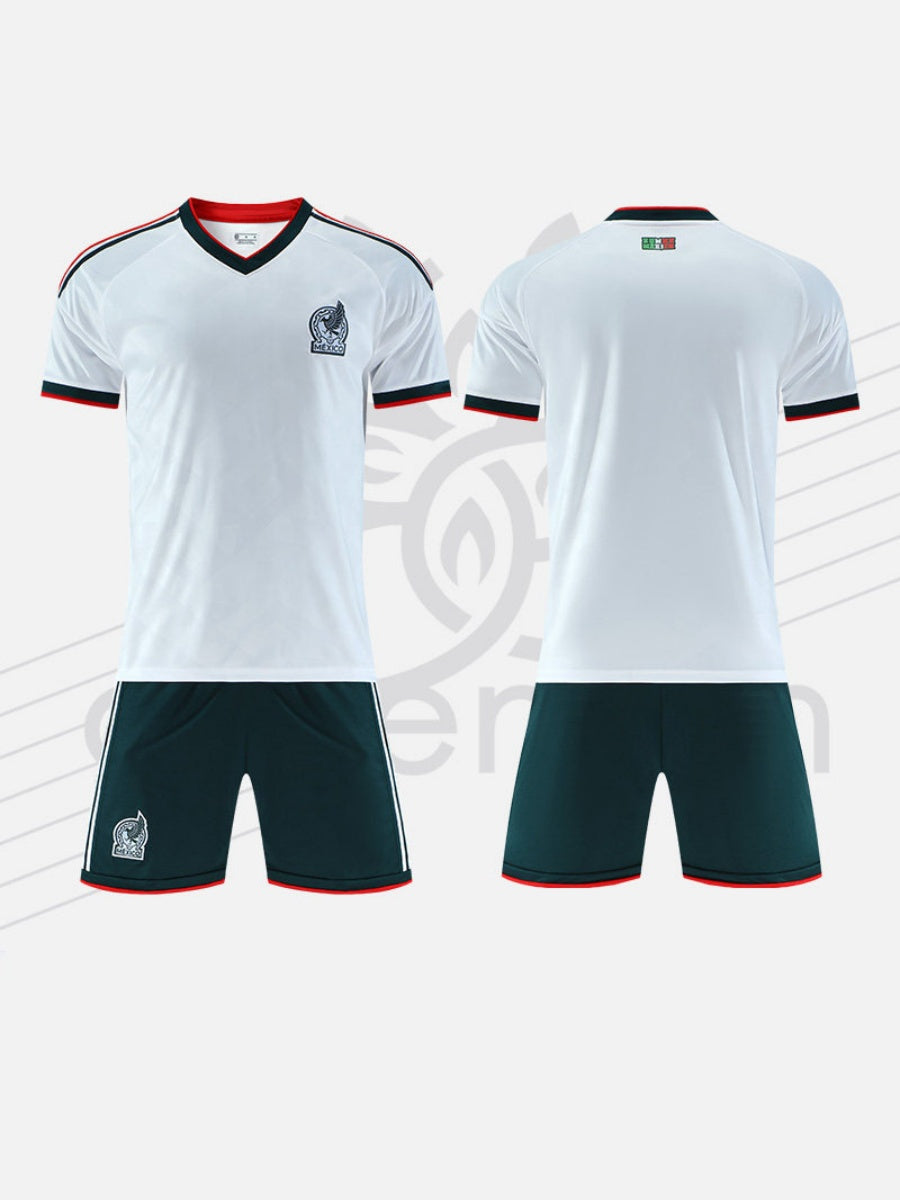 World Cup National Team Football Two-piece jersey and shorts set, Unisex