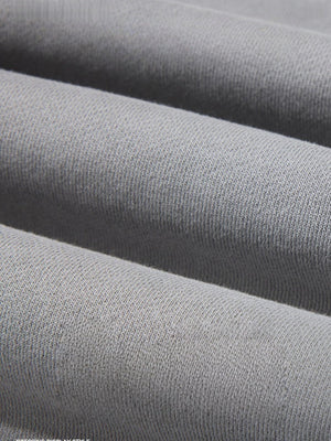 Hooded Loose Washing Water Old Solid Color Leisure Sweatshirts&Hoodies Set