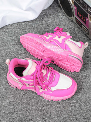 Star-shaped Decorative Women's Casual Sneakers