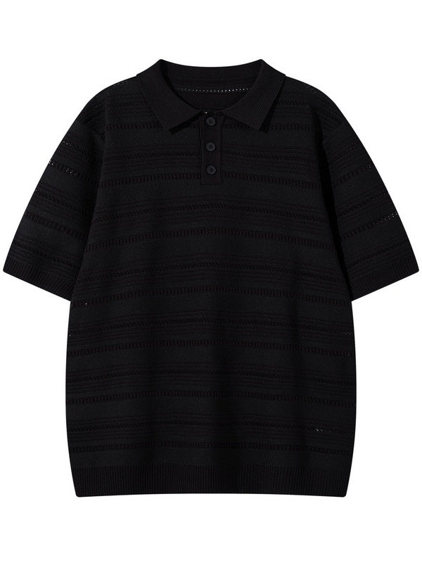 Retro Old Money Style Leisure Polo Shirts