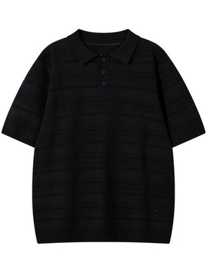 Retro Old Money Style Leisure Polo Shirts