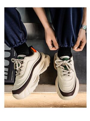 Liber Four Seasons Colorblock Thick-soled Men's Casual Sports Shoes