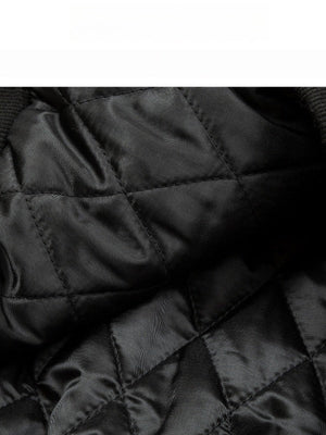 Embroidered Leopard Print Loose Cotton Keep Warm Hooded Jacket