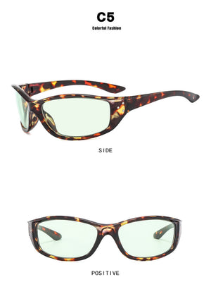Full-rimmed, Uniquely Shaped Fashion Glasses
