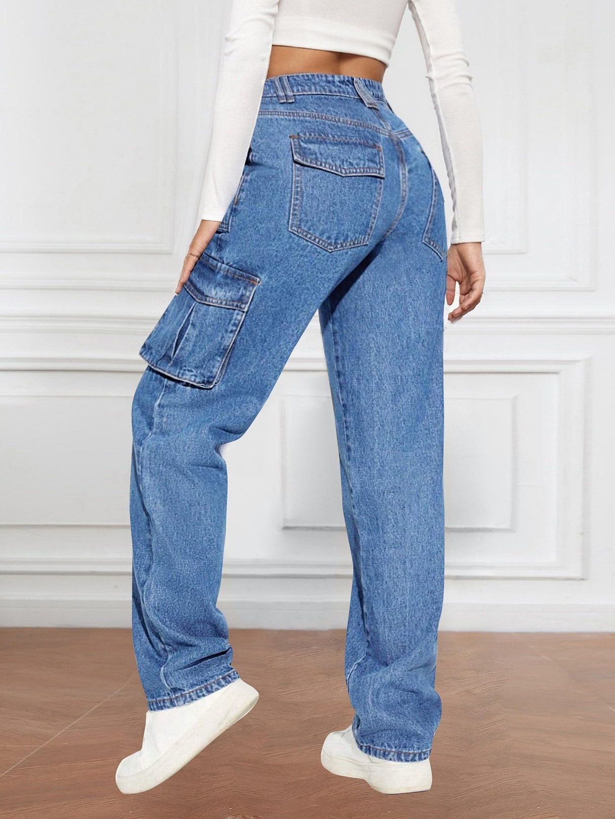 Liber Summer Women's Solid Color Jeans