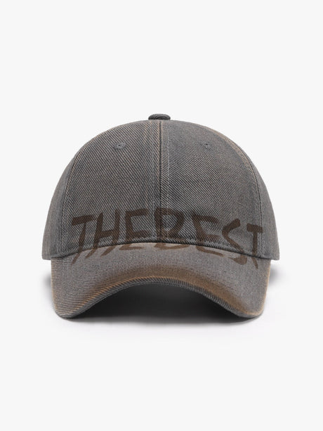 Letter Graffiti Curved Eaves Soft Top Baseball Cap