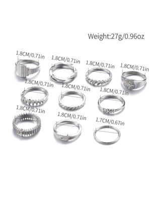 Alloy Ring Set