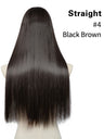 U-shaped Half-head Wig With Seamless Hair Extensions, One-piece Long Straight Wig