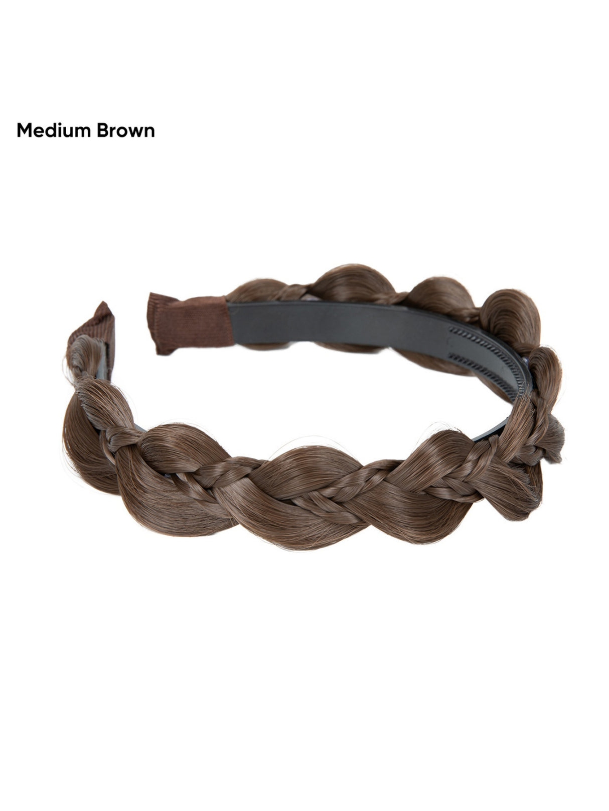 Braided Headband, Wide-brimmed Three-strand Sandwich Wig