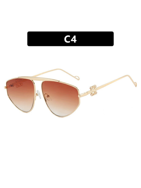Frameless Aviator Sunglasses