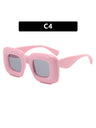 Irregular Full-rim Square Fashion Glasses