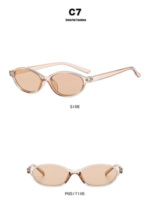 Stylish Oval-framed Sunglasses