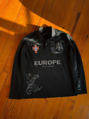 Liber Autumn Neutral wear 3D pattern 3D effects Polo Shirts