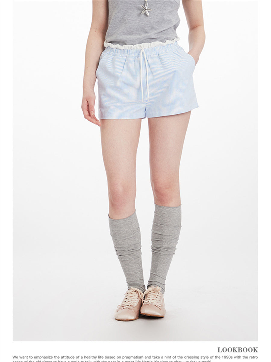 Liber Summer Women's Lace up Shorts