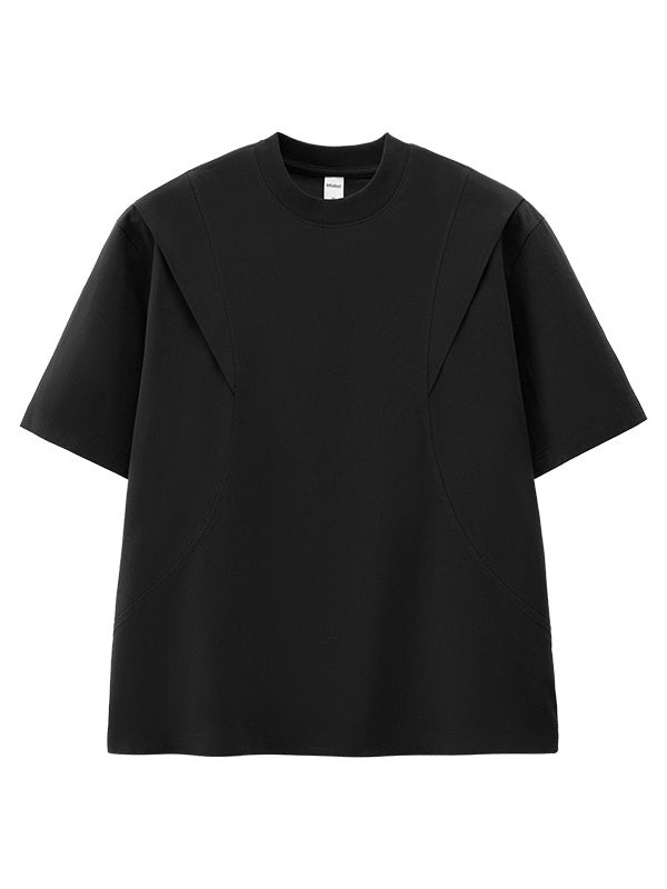 Deconstruction Splicing Cooling Sensation T-shirts