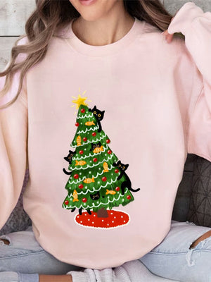 Christmas Printed Sweatshirt