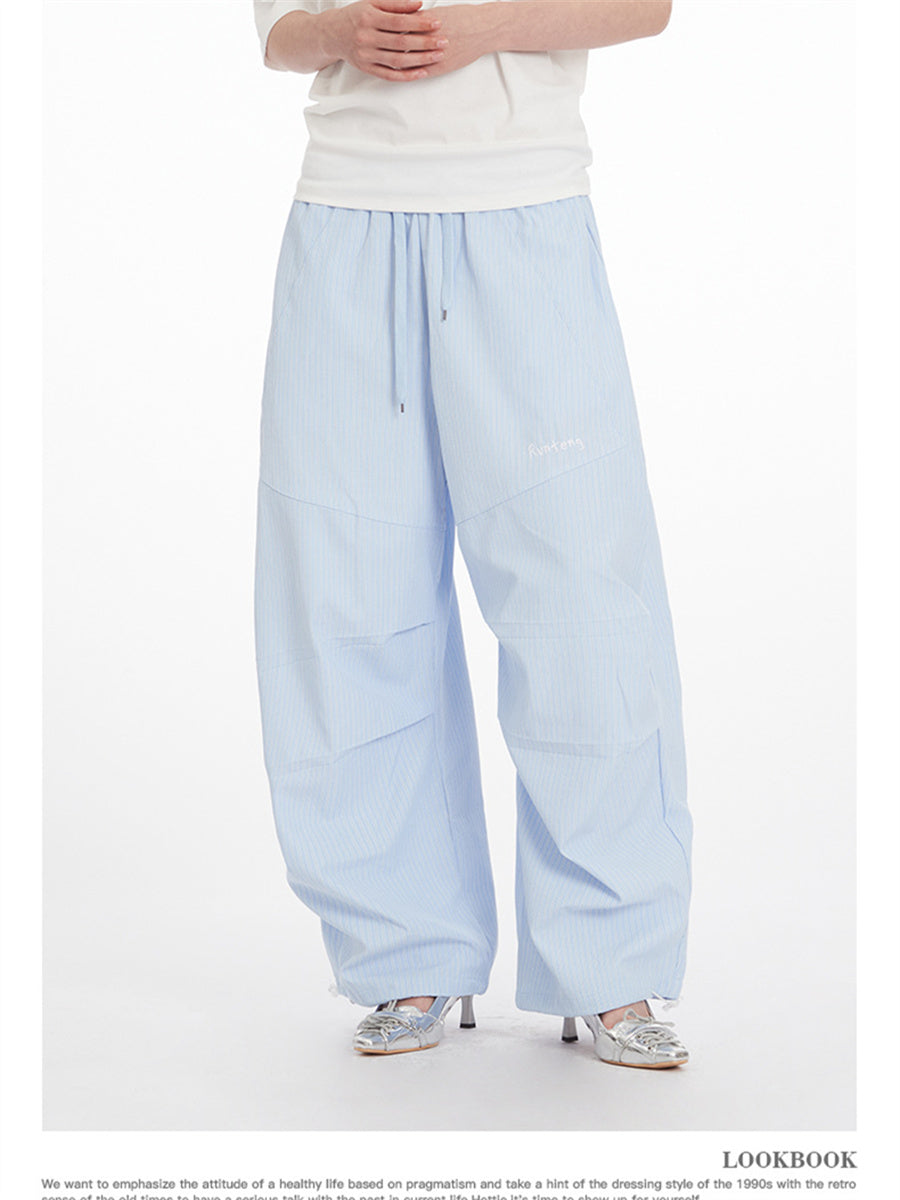 Liber Summer Women's Color matching Letter Pants