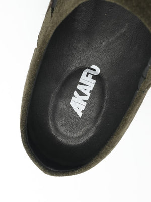 "Nomadic" Series Star-patterned Mule Shoes, Fashionable Genuine Leather Birkenstocks Platform Slippers For Men And Women
