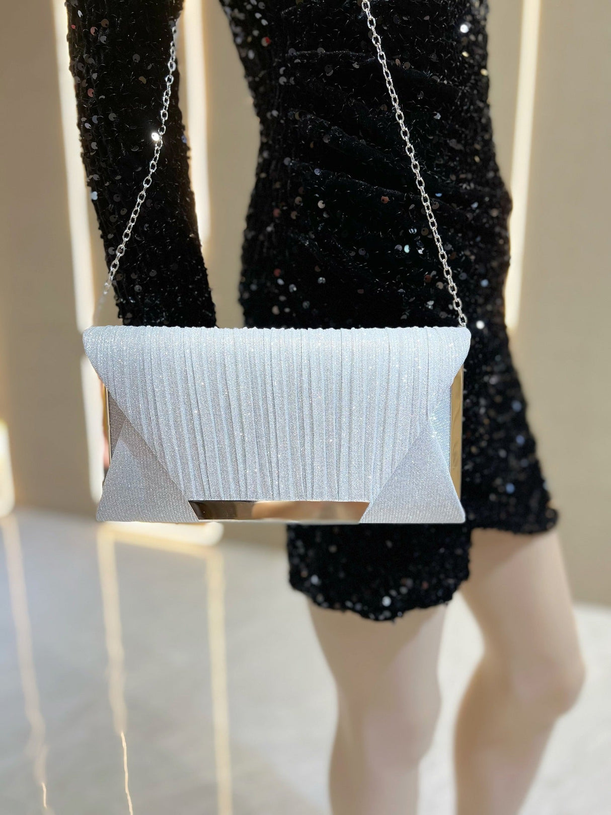 Liber Four Seasons ACC Sequin Envelope Bag