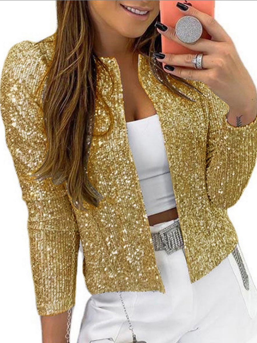 Liber Autumn Women's Sequins Blazers