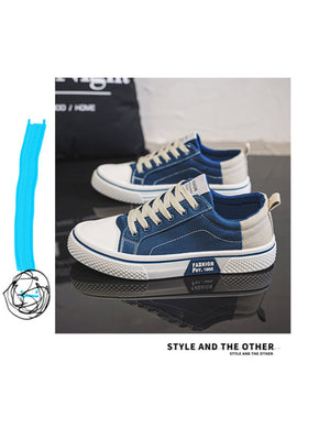 Liber Four Seasons Colorblock Canvas Men's Casual Sports Shoes