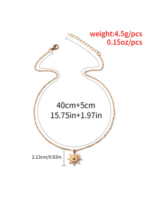 Sun Pendant Necklace