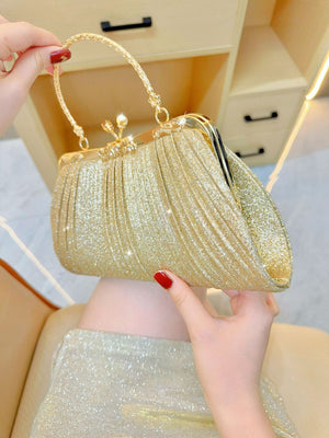 Liber Four Seasons ACC Sequin Diamond Box Bag