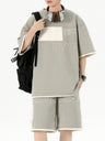 Lightweight Color-blocked 2-piece Sets Set