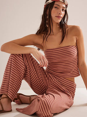 Sexy Slim Fit Casual Striped Suit