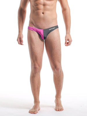 Low Rise Color Matching Triangle Swimming Trunks