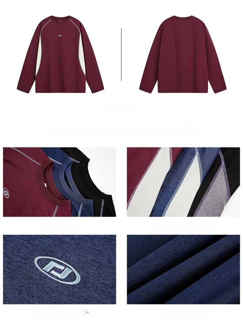 Liber Autumn Men's Patchwork T-shirts