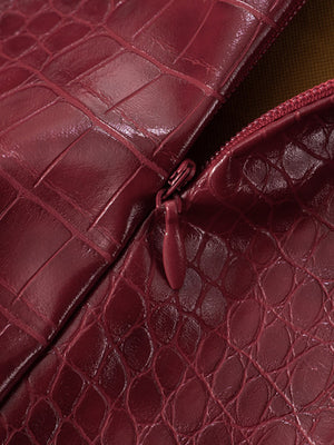 Soutien-gorge sans bretelles en cuir PU à motif crocodile, robes courtes et mini