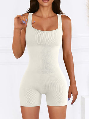 Seamless Thread Detachable Chest Spaghetti Strap Backless Exercise Yoga Fitness Jumpsuits&Bodysuits