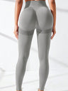 Seamless Exercise Yoga Fitness High-waisted, Tummy-flattening Elastic Pants