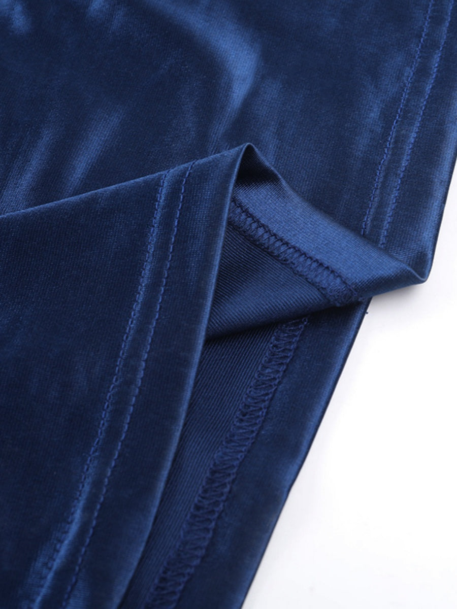 Satin Camisole Sexy Slit Dinner Party Long Dress