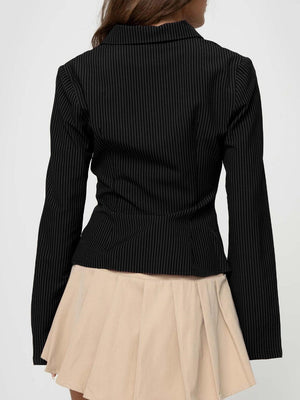 Long Sleeve Buttons Stripes Shirts