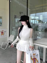 Stylish, Slimming, High-waisted, Anti-exposure A-line Pleated Midi Skirt