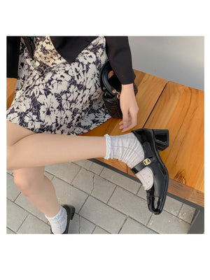 Liber Spring and Autumn Women's Mary Jane Shoes