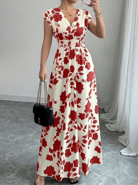 Hit Flowers Plants And Flowers Maxi Dresses