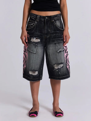 Liber Spring Women's Hole Jeans